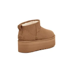 Women UGG - Bottes Classic Ultra Mini Platform - Chestnut
