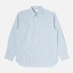 Universal Works - Chemise Poche Carrée - Marine