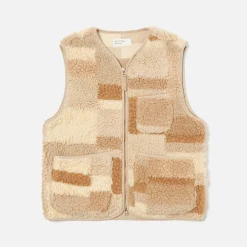 Universal Works - Gilet Zippé - Sand
