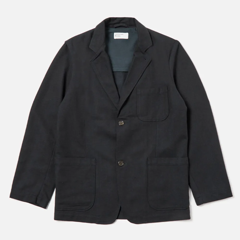 Universal Works - Veste 2 boutons - Marine