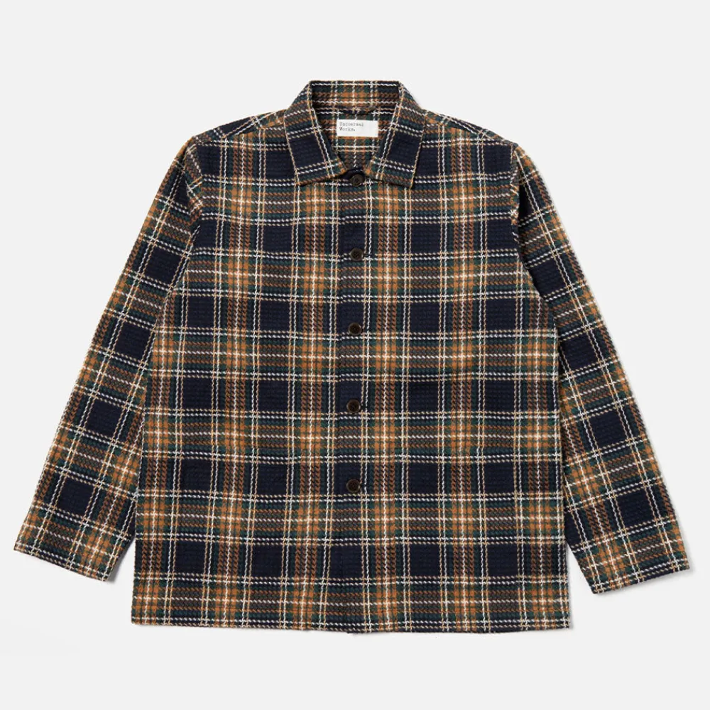 Universal Works - Veste Easy - Marine & Vert