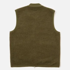 Universal Works - Veste Zip Waistcoat - Olive