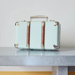 256 KAZETO Valise rigide en carton bouilli - Céladon