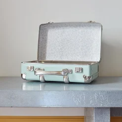 256 KAZETO Valise rigide en carton bouilli - Céladon
