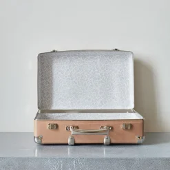 256 KAZETO Valise rigide en carton bouilli - Marron