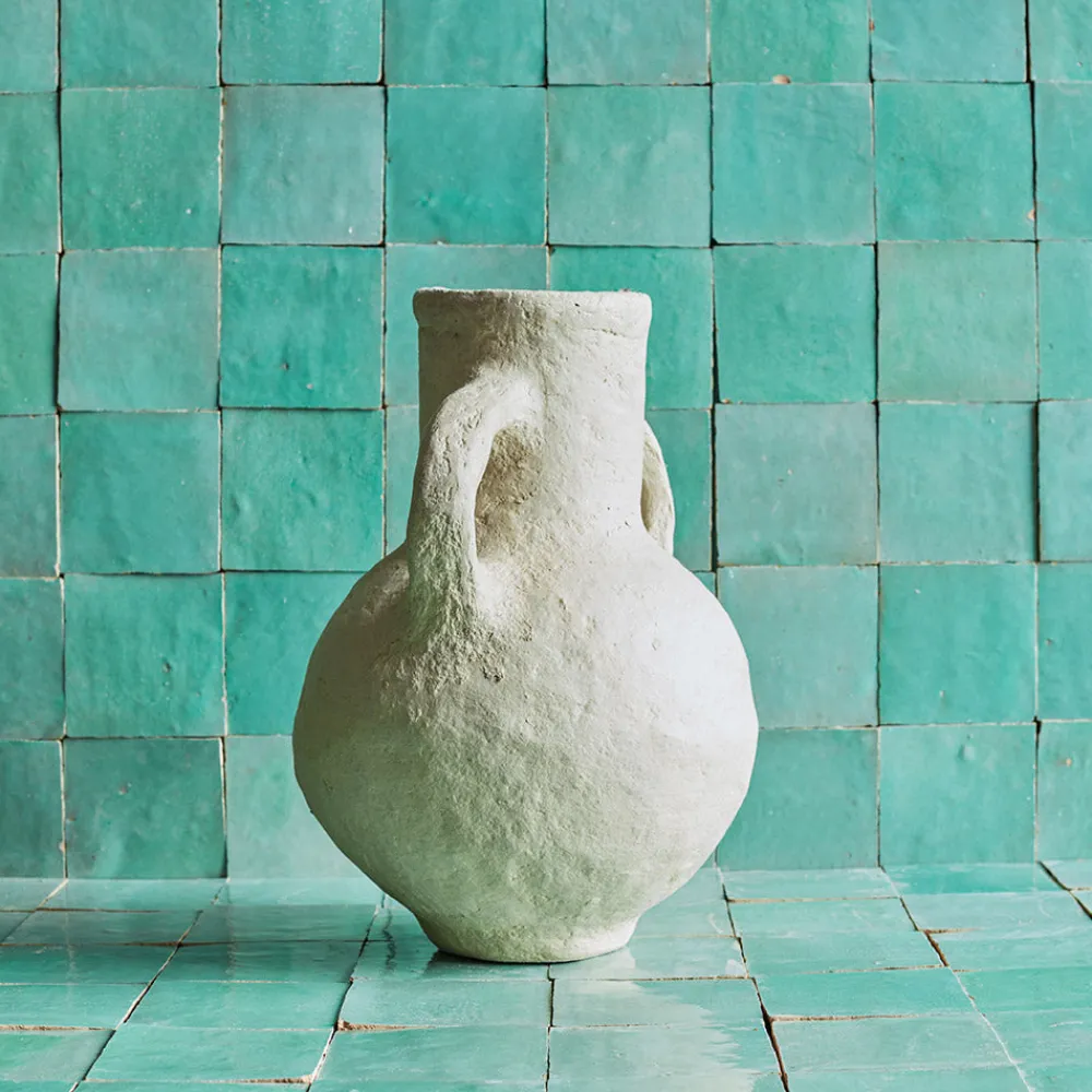447 SNOWDROPS COPENHAGEN Vase oreilles en papier mâché
