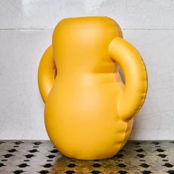 2191 HOME STUDYO Vase Oscar - Jaune