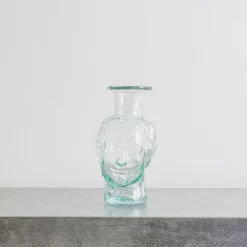 173 SEBASTIEN LA SOUFFLERIE Vase tĂŞte Roma - Transparent