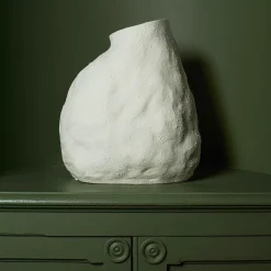 1027 MODERN LIVING Vase Vulca - Blanc