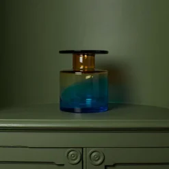 259 SERAX Vase Wind & Fire - Ambre et Bleu