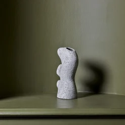 1027 MODERN LIVING Vase Yara - Gris Clair