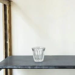 115 LA ROCHERE Verre à café en verre pressé - Transparent
