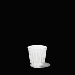115 LA ROCHERE Verre à café en verre pressé - Transparent