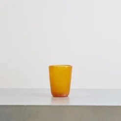240 SERAFINO ZANI Verre à eau Memento - Ambre