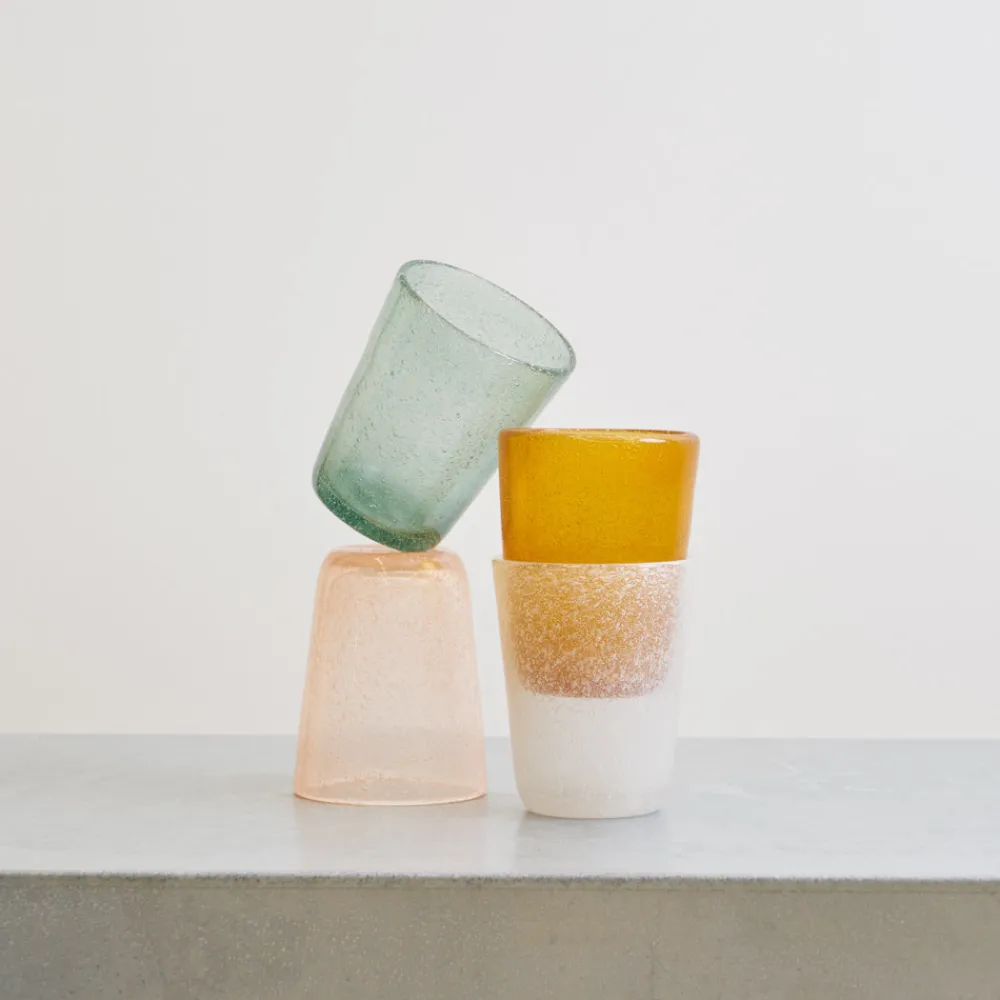 240 SERAFINO ZANI Verre à eau Memento - Pêche