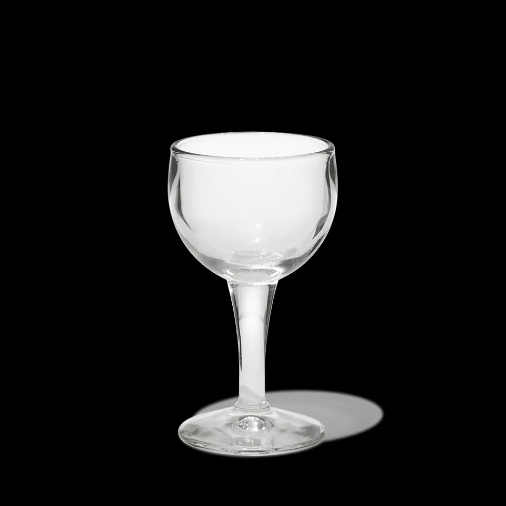 115 LA ROCHERE Verre à pied ballon en verre pressé - Bistrot