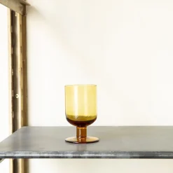 521 BITOSSI Verre à vin Bloom - Ambré