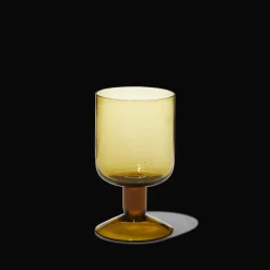 521 BITOSSI Verre à vin Bloom - Ambré