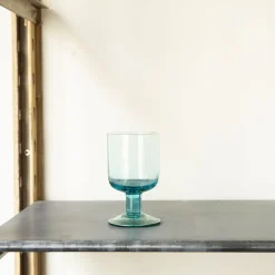 521 BITOSSI Verre à vin Bloom - Turquoise