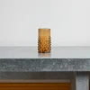 1108 SALAHEDDIN Verre Bulles en verre soufflé - Ambre