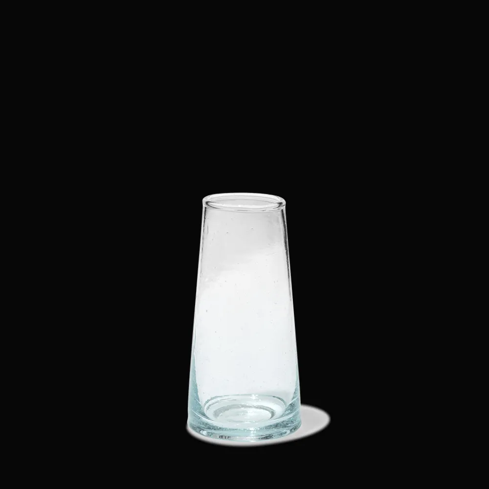 1286 HOUSEHOLD HARDWARE Verre conique en verre soufflé