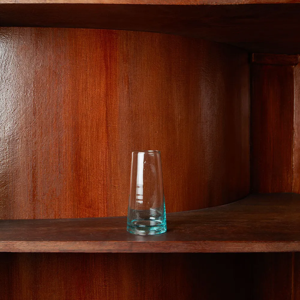 1286 HOUSEHOLD HARDWARE Verre conique en verre soufflé