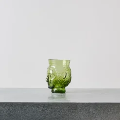 173 SEBASTIEN LA SOUFFLERIE Verre portrait - Olive