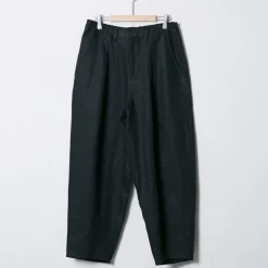 Women Vlas Blomme - Pantalon fuselé - Noir
