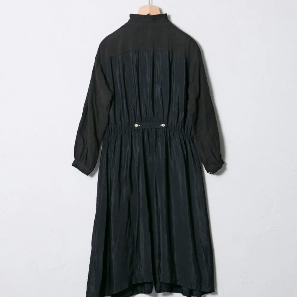 Women Vlas Blomme - Robe vintage - Noir