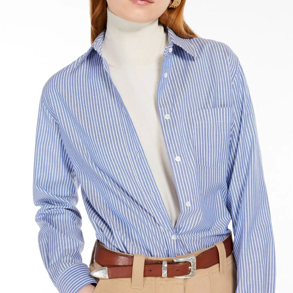 Women WEEKEND MAX MARA - Chemise Piadena - Azure