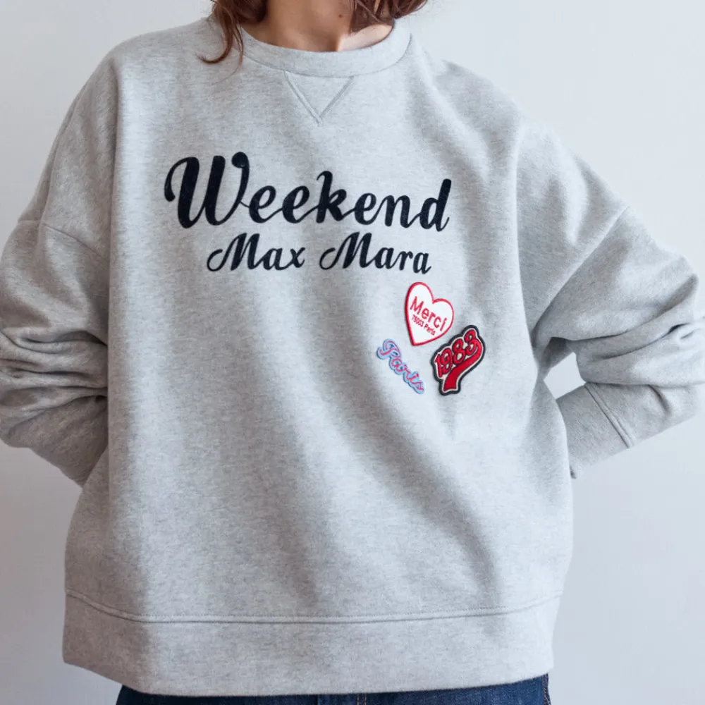 Women WEEKEND MAX MARA - Sweat en coton - Gris