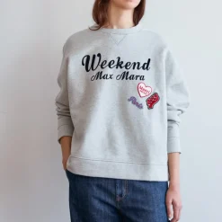 Women WEEKEND MAX MARA - Sweat en coton - Gris