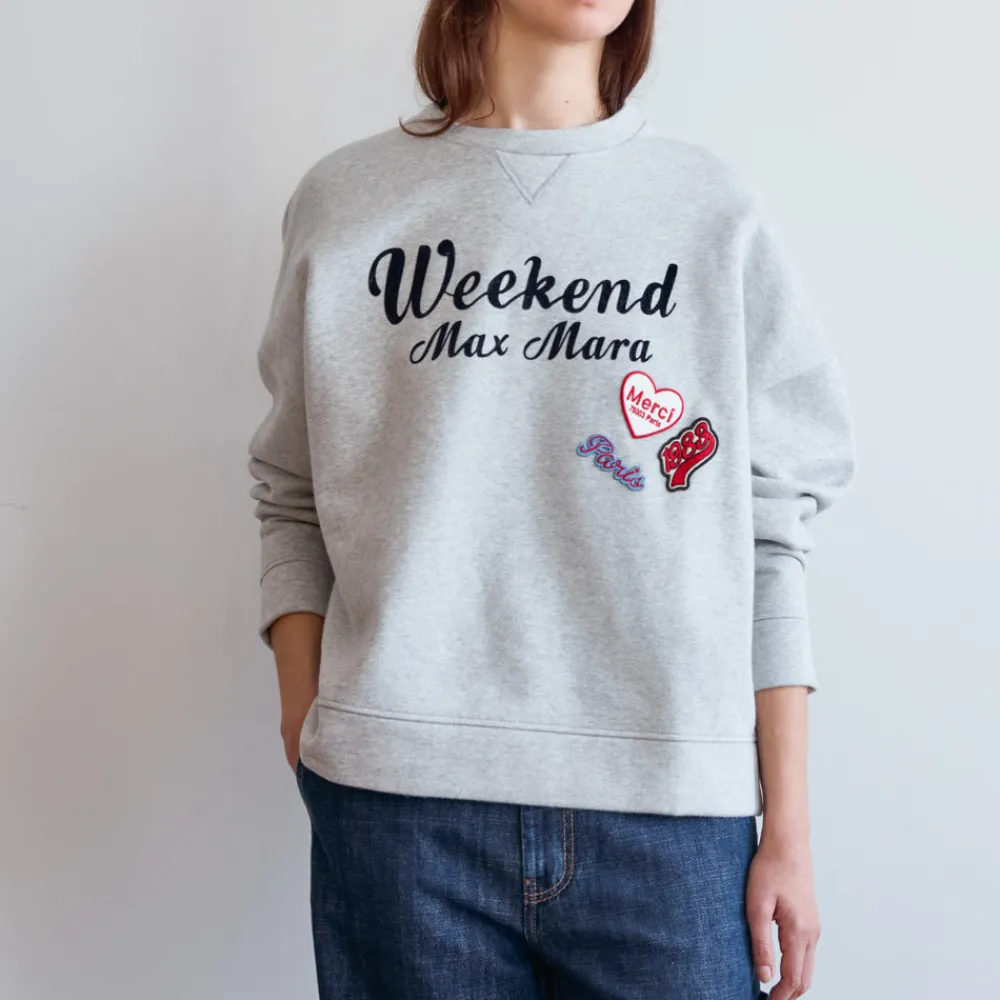 Women WEEKEND MAX MARA - Sweat en coton - Gris