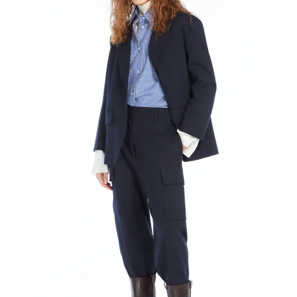 Women WEEKEND MAX MARA - Veste Quadro - Bleu