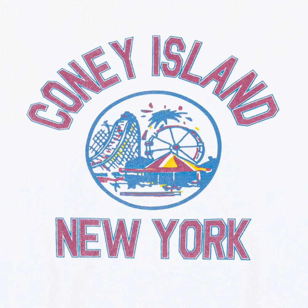 WILD DONKEY - Sweat Coney Island - Blanc