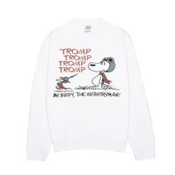 Women WILD DONKEY - Sweat Tromp - Blanc