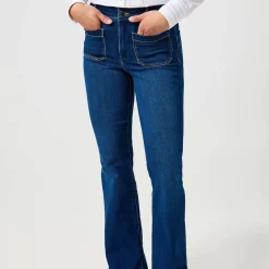 Women WRANGLER - Jeans Flare - Bleu
