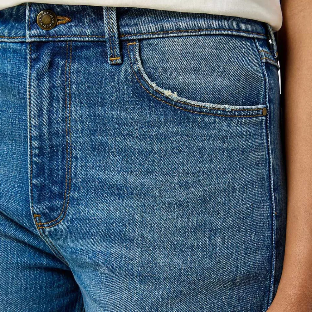 Women WRANGLER - Jeans Loose Straight- Bleu