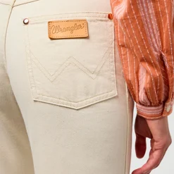 Women WRANGLER - Jeans Sunset - Ecru