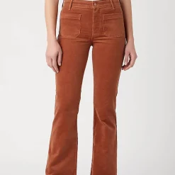 Women Wrangler - Pantalon Flare - Marron