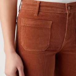 Women Wrangler - Pantalon Flare - Marron