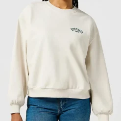 Women WRANGLER - Sweat Oversize - Blanc Vintage