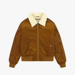 Women WRANGLER - Veste Aviateur - Marron