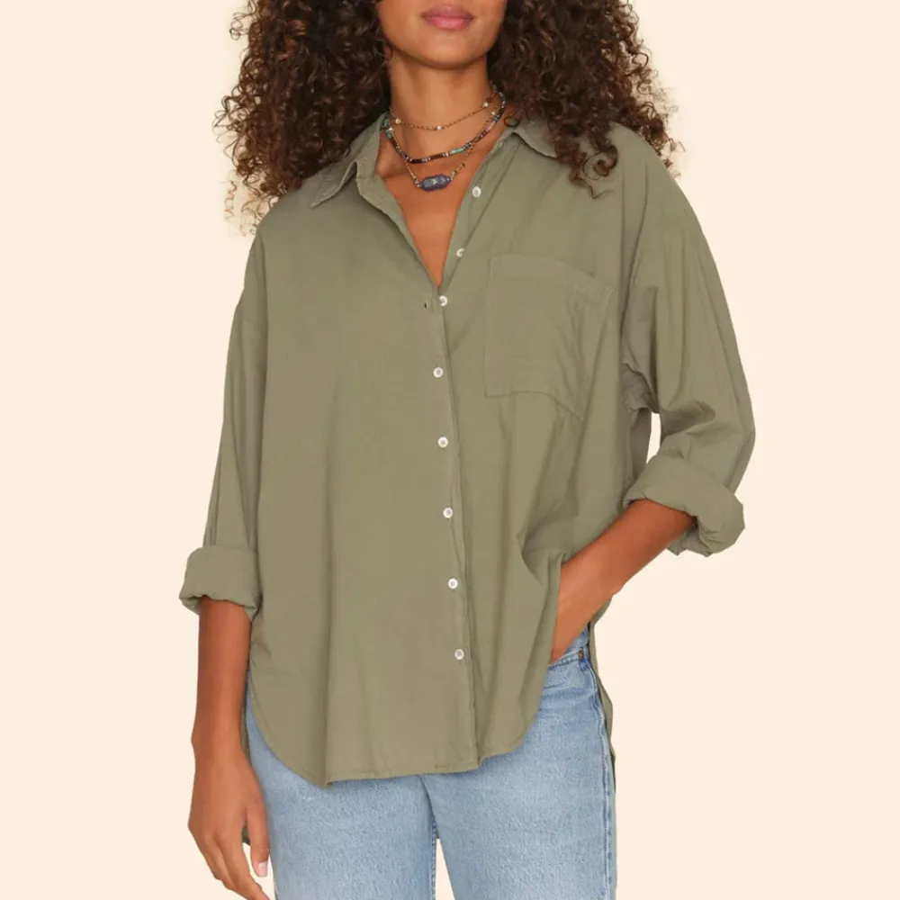 Women Xirena - Chemise Sydney - Vert Militaire