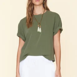 Women Xirena - T-shirt Palmer - Vert Dune