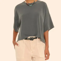 Women Xirena - T-shirt Romeo - Noir Vintage