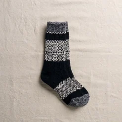 Women Yahae - Chaussettes Snow Pattern - Noir