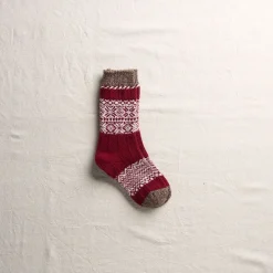 Women Yahae - Chaussettes Snow Pattern - Rouge